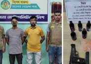 খুলনায় অস্ত্র-গোলাবারুদ ও মাদকসহ দুই কুখ্যাত সন্ত্রাসী গ্রেফতার