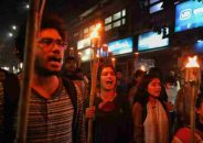 বাউলদের ওপর হামলার বিচার ও আবুল সরকারের মুক্তির দাবিতে ঢাবিতে মশাল মিছিল