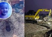 ৩৫ ফুটের গর্তে পড়া ২ বছরের শিশুটি ৯ ঘণ্টায়ও উদ্ধার হয়নি