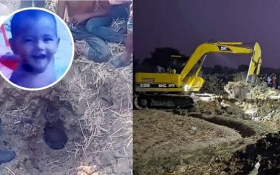 ৩৫ ফুটের গর্তে পড়া ২ বছরের শিশুটি ৯ ঘণ্টায়ও উদ্ধার হয়নি
