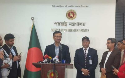 নির্বাচন নিয়ে প্রতিবেশীদের উপদেশ চাই না, ভারতকে পররাষ্ট্র উপদেষ্টা