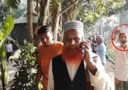 দলবেঁধে জামায়াত নেতার পেছনে ভোটাররা, বললেন— ‘আমাগোরে টেহা দিসে’