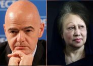 খালেদা জিয়ার মৃত্যুতে ফিফা সভাপতির শোকবার্তা