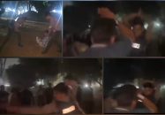 সাংবাদিকদের মেরে লাঠি ভেঙ্গে ফেলল পুলিশ