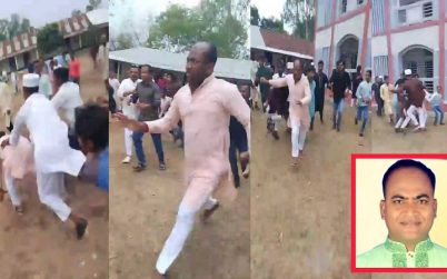 ঈদগাহে কনসার্টের জন্য চাঁদা উত্তোলনকে কেন্দ্র করে যুবদল নেতাকে গণপিটুনি