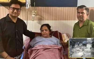 ভাঙা রাস্তায় অ্যাম্বুলেন্সের ঝাঁকুনিতে জেগে উঠলেন ‘মৃত’ নারী