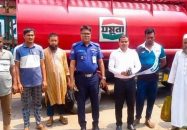৭ হাজার লিটার পেট্রোলসহ তেলবাহী ট্যাংকার জব্দ, চালক আটক