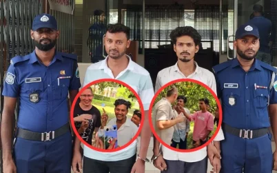 বিদেশী নাগরিককে হয়রানী করায় ২ টিকটকার গ্রেপ্তার