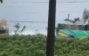তরল গ্যাসবাহী লরির সঙ্গে সংঘর্ষে বাসে আগুন