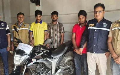 মোটরসাইকেল চুরির অভিযোগে ছাত্রদল নেতা গ্রেপ্তার