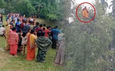 কুড়িগ্রামে রাতে নিখোঁজ গৃহবধূ, সকালে তেঁতুল গাছের মগডাল থেকে উদ্ধার