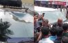খুলনায় র‍্যাবের গাড়ি ভাঙচুর করে দুই আসামিকে ছিনতাই
