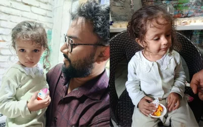 রেস্টুরেন্টে বাচ্চা রেখে চলে গেল বিদেশি পরিবার