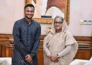 শেখ হাসিনার সঙ্গে সংবাদ সম্মেলনে থাকছেন সাকিব আল হাসান