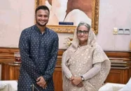 শেখ হাসিনার সঙ্গে সংবাদ সম্মেলনে থাকছেন সাকিব আল হাসান